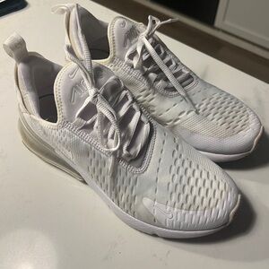 Nike White Low-Top Athletic Sneakers